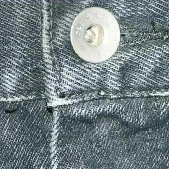 Mid-length Rag & Bone Black Denim Jean Skirt - Picture 3 of 7